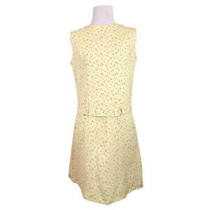 Vintage Hartsville PA Belted Floral Sun Dress